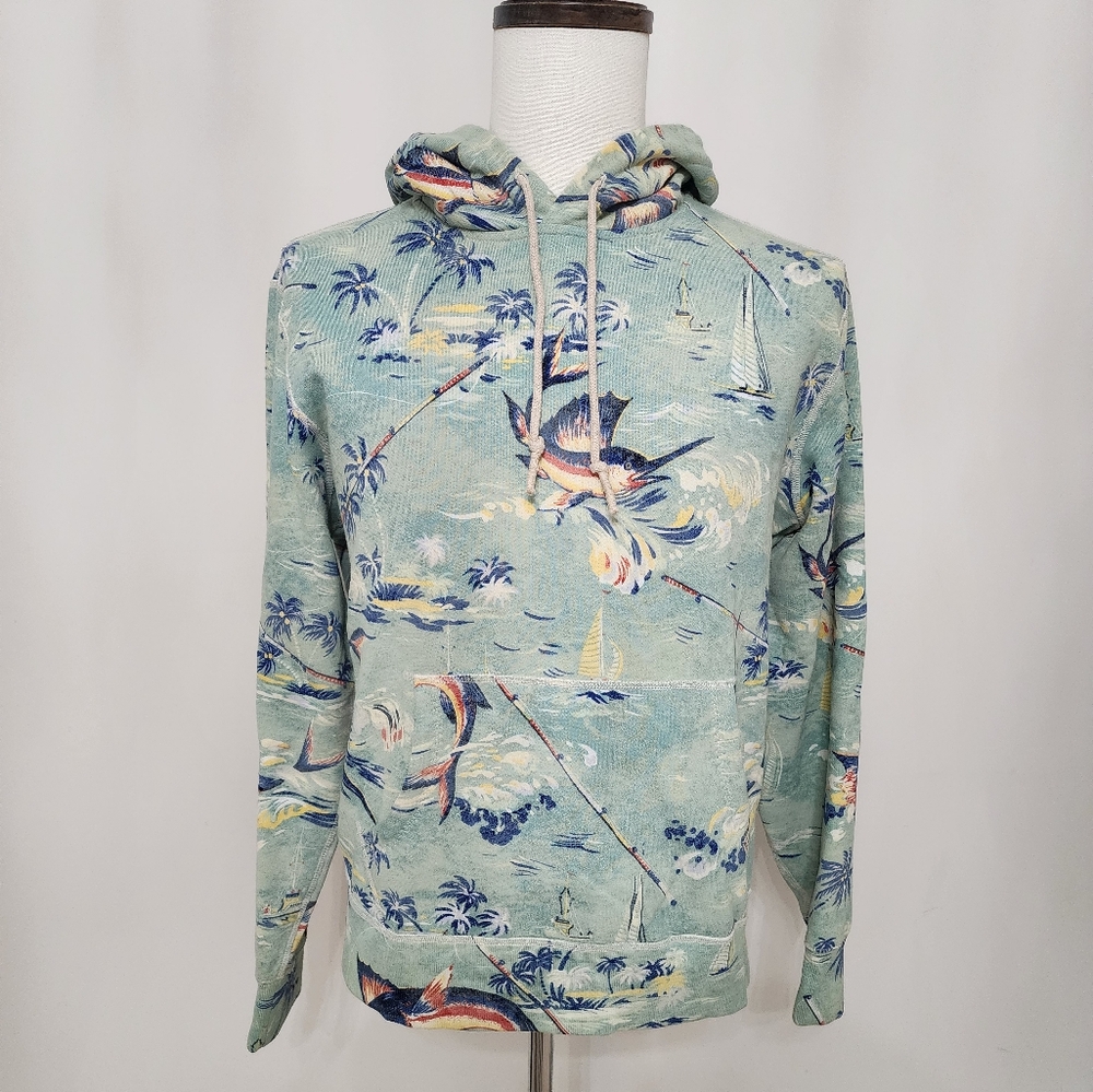 Ralph Lauren Hoodie, Small, Green